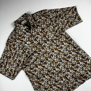 Crosby and Howard Stretch Hunting Long Sleeve Snap Camo Button Down Shirt Mens L